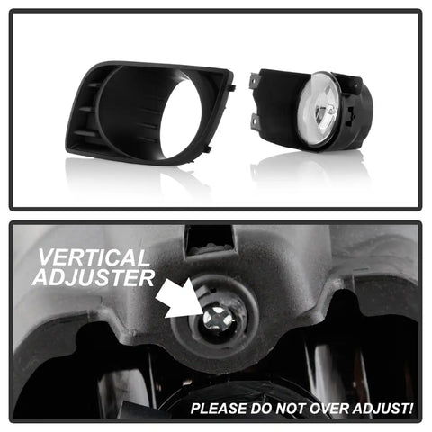 Spyder Auto 5087133 OEM Style Fog Lights W/OEM Fit Switch - Clear