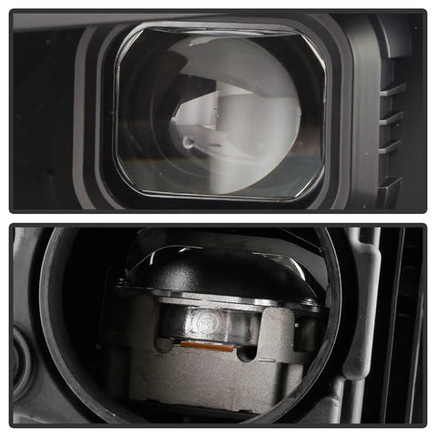Spyder Auto 5087317 ( Apex ) Halogen Model Full LED Headlights - Black