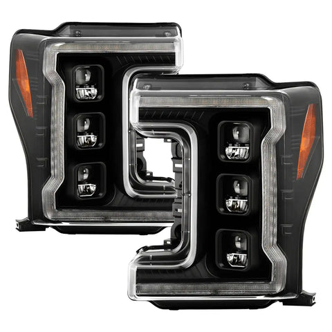 Spyder Auto 5087430 ( Apex ) Full LED Headlights - Chrome