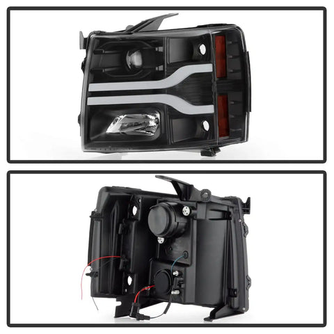 Spyder Auto 5087614 ( Platinum ) Projector Headlights - Black