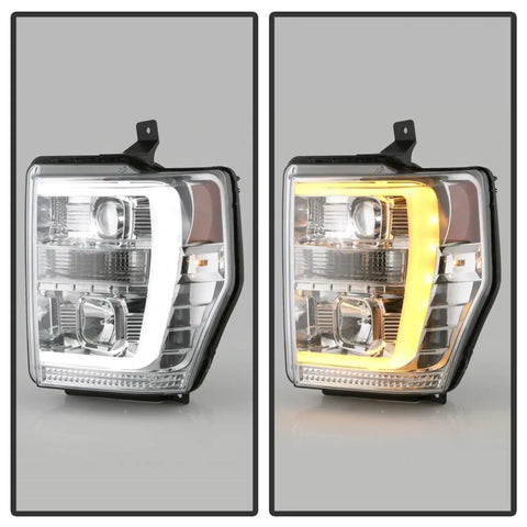Spyder Auto 5087744 ( Platinum ) Projector LED Headlights - Chrome