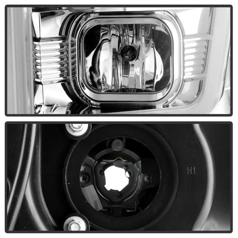 Spyder Auto 5087744 ( Platinum ) Projector LED Headlights - Chrome