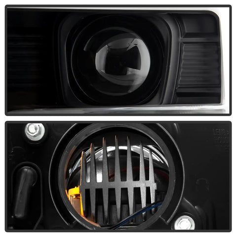 Spyder Auto 5087751 ( Platinum ) Projector LED Headlights - Black