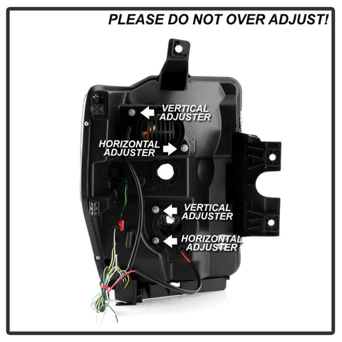 Spyder Auto 5087751 ( Platinum ) Projector LED Headlights - Black