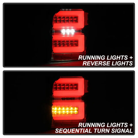 Spyder Auto 5087805 LED Tail Lights - Chrome