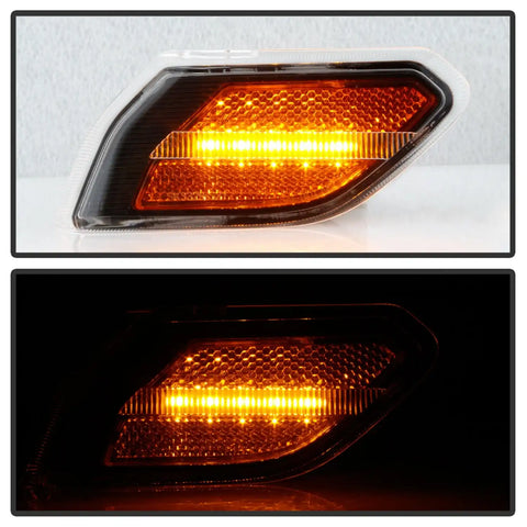 Spyder Auto 5087836 LED Side Marker Lights - Black