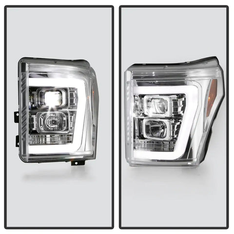 Spyder Auto 5087881 ( Platinum ) Projector LED Headlights - Chrome