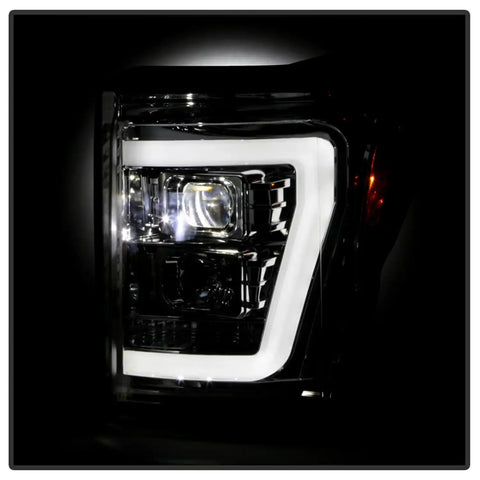 Spyder Auto 5087881 ( Platinum ) Projector LED Headlights - Chrome