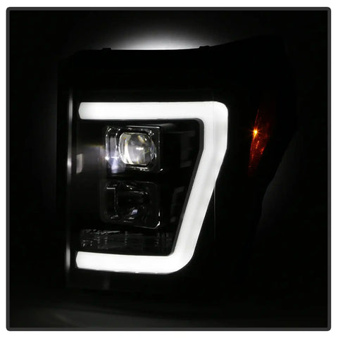 Spyder Auto 5087898 ( Platinum ) Projector LED Headlights - Black