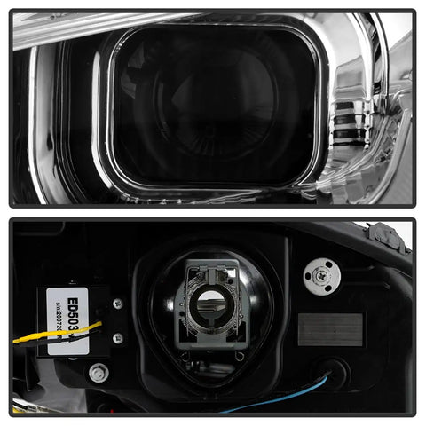Spyder Auto 5087928 (Spyder Signature) Projector Headlights - Sequential LED Turn Signal Chrome