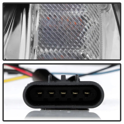 Spyder Auto 5087928 (Spyder Signature) Projector Headlights - Sequential LED Turn Signal Chrome