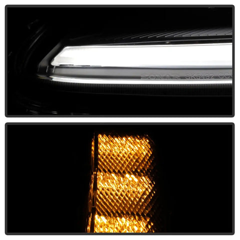 Spyder Auto 5087935 (Spyder Signature) Projector Headlights - Sequential LED Turn Signal Black