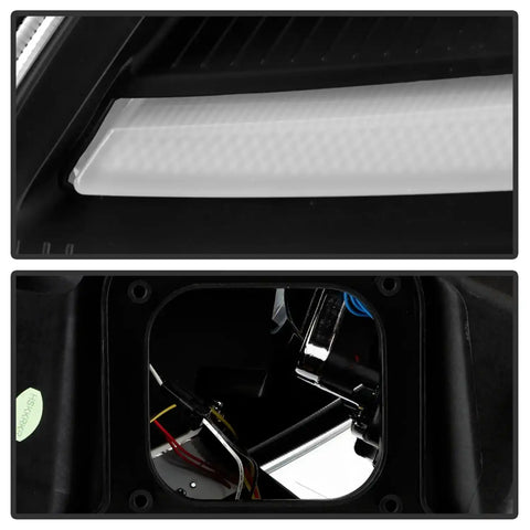 Spyder Auto 5087935 (Spyder Signature) Projector Headlights - Sequential LED Turn Signal Black