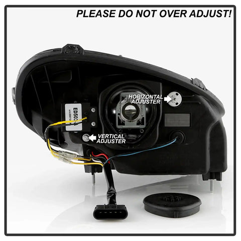 Spyder Auto 5087935 (Spyder Signature) Projector Headlights - Sequential LED Turn Signal Black