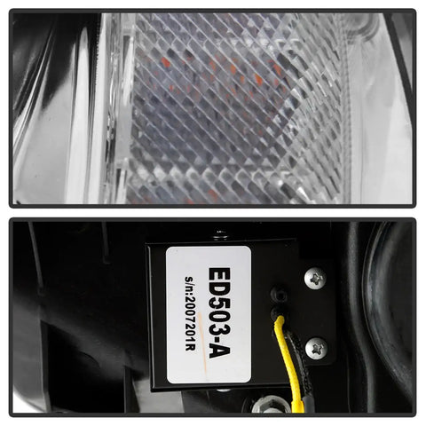 Spyder Auto 5087942 (Spyder Apex) High-Power LED Module (High Beam And Low Beam) Equipped Headlights - Chrome