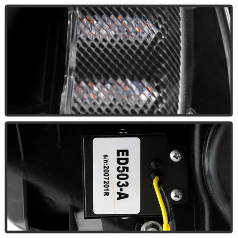 Spyder Auto 5087959 (Spyder Apex) High-Power LED Module (High Beam And Low Beam) Equipped Headlights - Black
