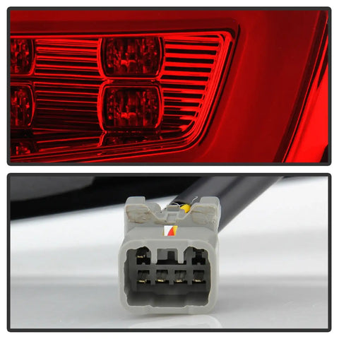 Spyder Auto 5087973 LED Tail Lights - Red Clear