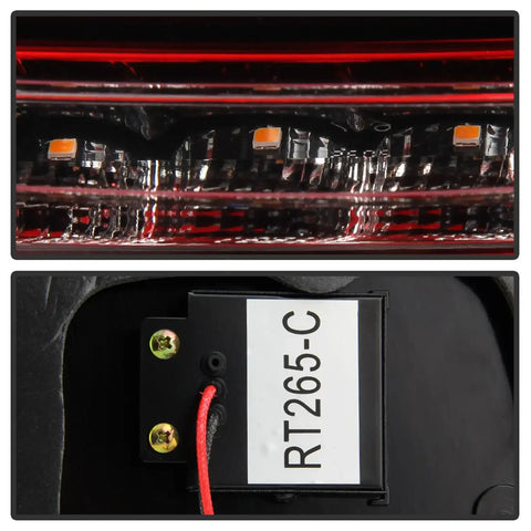 Spyder Auto 5087973 LED Tail Lights - Red Clear
