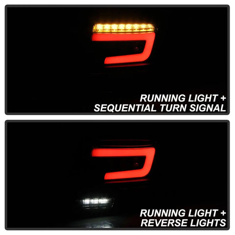 Spyder Auto 5087980 LED Tail Lights - Black Smoke
