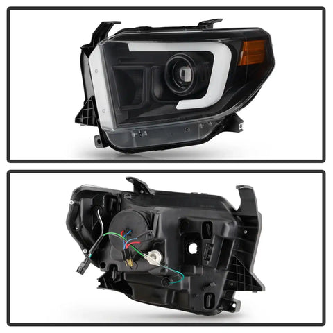Spyder Auto 5088055 (Spyder Apex) Light Bar Projector Headlights - Black