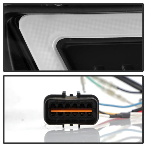 Spyder Auto 5088116 (Spyder Signature) Projector Headlights - Sequential LED Turn Signal Black