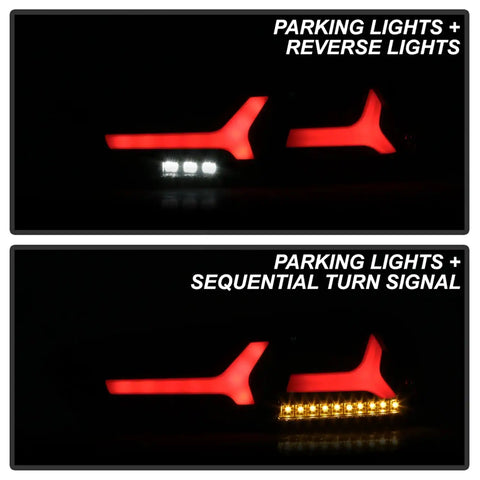 Spyder Auto 5088147 LED Tail Lights - Black Smoke