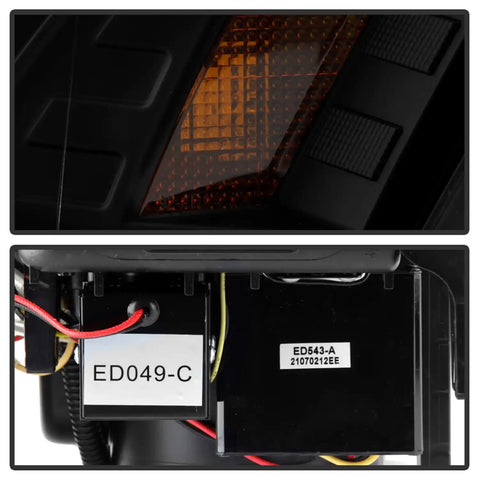 Spyder Auto 5088321 (Spyder Signature) Projector Headlights - Switch Back Sequential LED Turn Signal Black