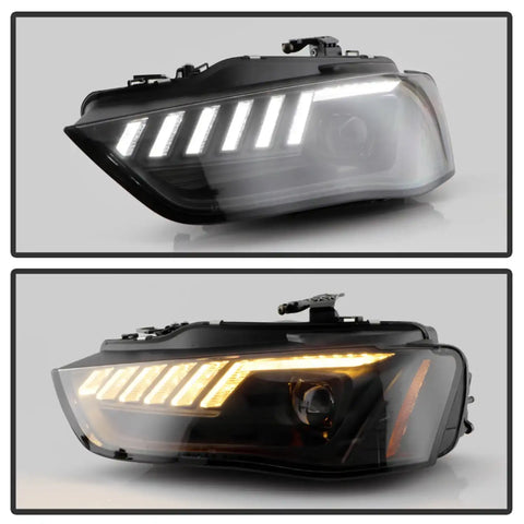 Spyder Auto 5088321 (Spyder Signature) Projector Headlights - Switch Back Sequential LED Turn Signal Black