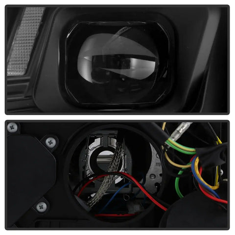 Spyder Auto 5088338 (Spyder Signature) Projector Headlights - Switch Back Sequential LED Turn Signal Black