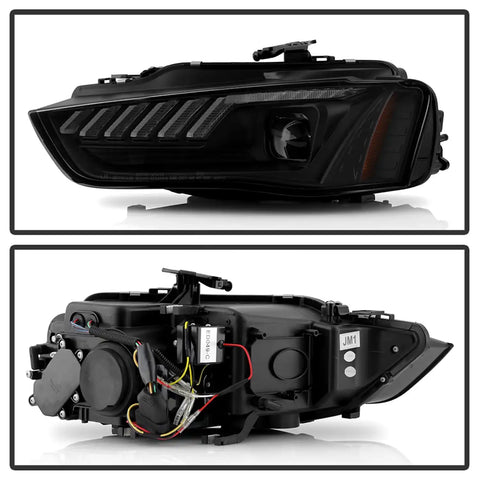 Spyder Auto 5088345 (Spyder Apex) High-Power LED Module ( Low Beam ) Equipped Headlights - Black