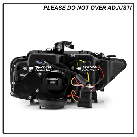 Spyder Auto 5088345 (Spyder Apex) High-Power LED Module ( Low Beam ) Equipped Headlights - Black