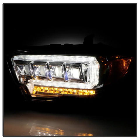 Spyder Auto 5088369 (Spyder Apex) Multi-Beam High-Power LED Module Equipped Headlights - Chrome