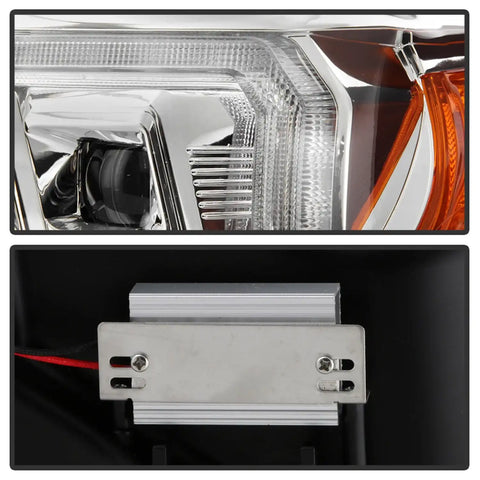 Spyder Auto 5088369 (Spyder Apex) Multi-Beam High-Power LED Module Equipped Headlights - Chrome