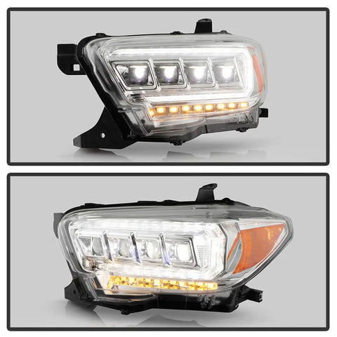 Spyder Auto 5088369 (Spyder Apex) Multi-Beam High-Power LED Module Equipped Headlights - Chrome