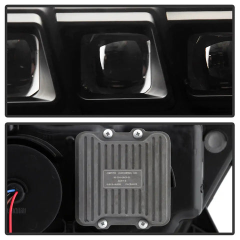 Spyder Auto 5088376 (Spyder Apex) Multi-Beam High-Power LED Module Equipped Headlights - Black
