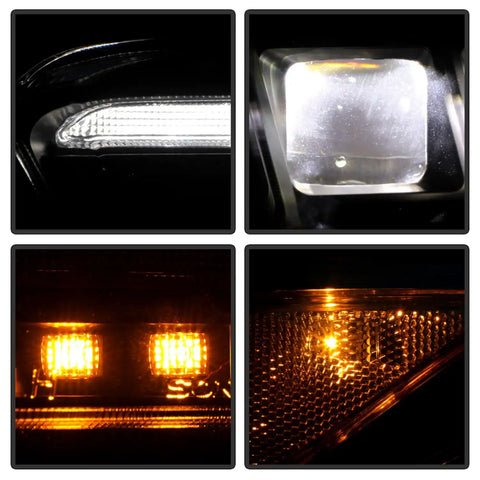 Spyder Auto 5088390 (Spyder Apex) Multi-Beam High-Power LED Module Equipped Headlights - Black
