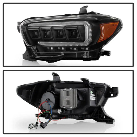 Spyder Auto 5088390 (Spyder Apex) Multi-Beam High-Power LED Module Equipped Headlights - Black