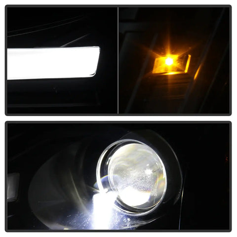 Spyder Auto 5088406 (Spyder Platinum) High-Power LED Module ( Low Beam ) Equipped Headlights - Black