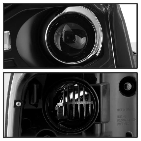 Spyder Auto 5088406 (Spyder Platinum) High-Power LED Module ( Low Beam ) Equipped Headlights - Black