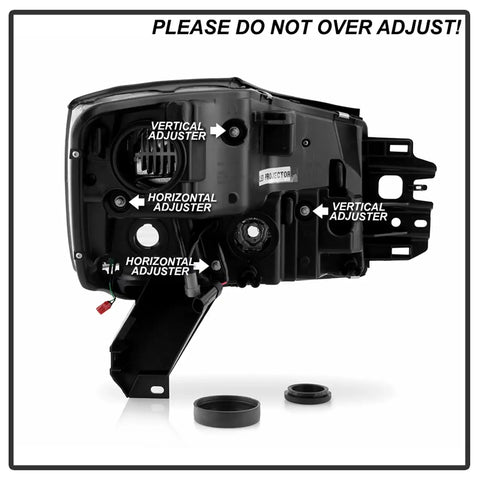Spyder Auto 5088406 (Spyder Platinum) High-Power LED Module ( Low Beam ) Equipped Headlights - Black