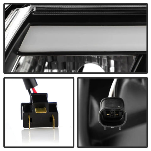 Spyder Auto 5088413 (Spyder Platinum) High-Power LED Module ( Low Beam ) Equipped Headlights - Black