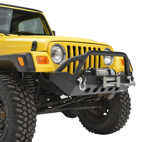 Paramount Automotive 51-0037 - 87-06 Jeep Wrangler YJ/TJ Tubular Front Bumper