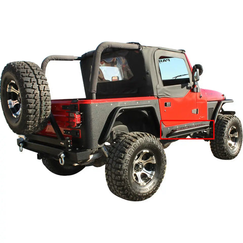 Paramount Automotive 51-0040 - 97-06 Jeep Wrangler TJ Rocker Guard w/ Step Board