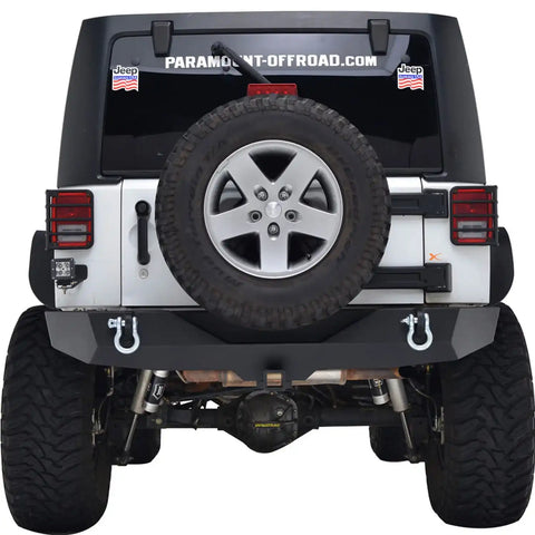 Paramount Automotive 51-0310 - 07-16 Jeep Wrangler JK Heavy Duty Rock Crawler Rear Bumper
