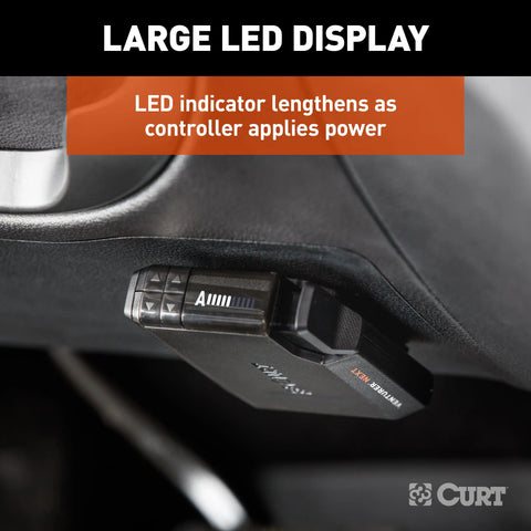 CURT 51116 - Trailer Brake Controller Venturer Time-Based For 2 to 6 Trailer Brakes