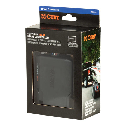 CURT 51116 - Trailer Brake Controller Venturer Time-Based For 2 to 6 Trailer Brakes