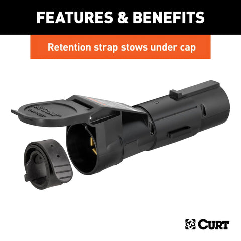 CURT 51180 Echo Mobile Brake Controller - 7-Way Wireless Bluetooth for Trailers