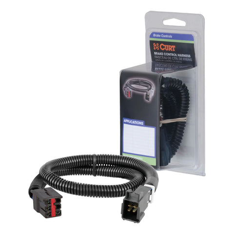CURT 51323 - Brake Controller Harness Select Ford Land Rover Lincoln Mercury (Packaged)
