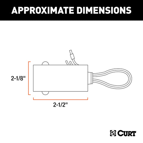 CURT 52025 - Trailer Breakaway Battery Charger