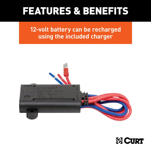 CURT 52028 - Soft-Trac 2 Breakaway Kit with Charger